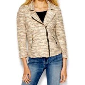 Tweed motorcycle jacket